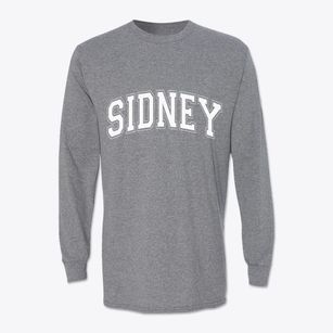 Sidney Nebraska Varsity Classic Long Sleeve T-Shirt