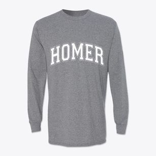 Homer Alaska Varsity Classic Long Sleeve T-Shirt
