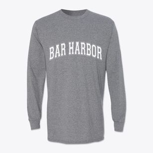 Bar Harbor Maine Varsity Classic Long Sleeve T-Shirt