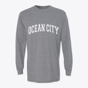 Ocean City New Jersey Varsity Classic Long Sleeve T-Shirt