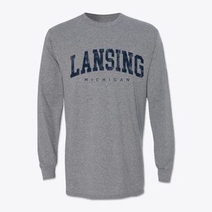 Lansing Michigan Urban Vibe Classic Long Sleeve T-Shirt
