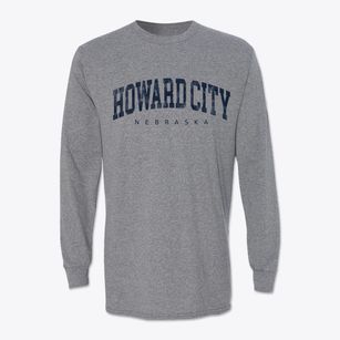 Howard City Nebraska Urban Vibe Classic Long Sleeve T-Shirt