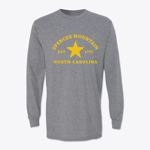 Spencer Mountain North Carolina Star Classic Long Sleeve T-Shirt