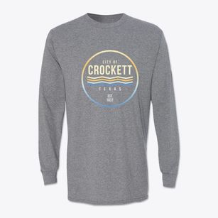 Crockett Texas Color Fade Classic Long Sleeve T-Shirt