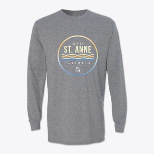 St. Anne Illinois Color Fade Classic Long Sleeve T-Shirt
