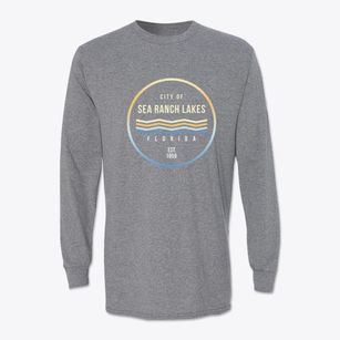Sea Ranch Lakes Florida Color Fade Classic Long Sleeve T-Shirt