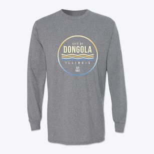 Dongola Illinois Color Fade Classic Long Sleeve T-Shirt