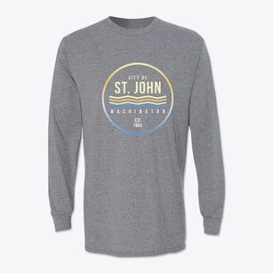 St. John Washington Color Fade Classic Long Sleeve T-Shirt