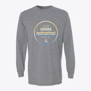 Aurora Ohio Color Fade Classic Long Sleeve T-Shirt