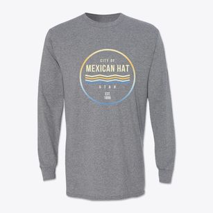 Mexican Hat Utah Color Fade Classic Long Sleeve T-Shirt