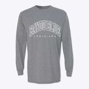 Bayou Blue Louisiana Inline Classic Long Sleeve T-Shirt