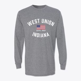 West Union Indiana Patriot Classic Long Sleeve T-Shirt