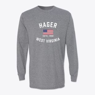 Hager West Virginia Patriot Classic Long Sleeve T-Shirt
