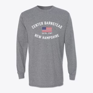 Center Barnstead New Hampshire Patriot Classic Long Sleeve T-Shirt