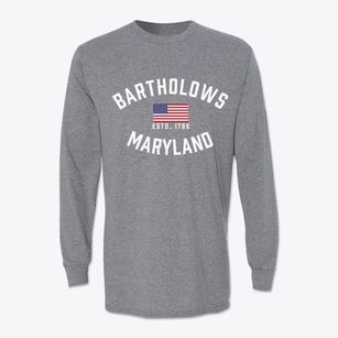 Bartholows Maryland Patriot Classic Long Sleeve T-Shirt