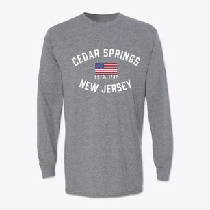Cedar Springs New Jersey Patriot Classic Long Sleeve T-Shirt
