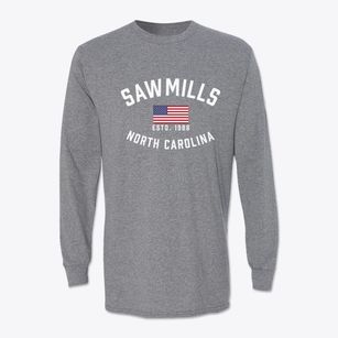 Sawmills North Carolina Patriot Classic Long Sleeve T-Shirt