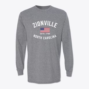Zionville North Carolina Patriot Classic Long Sleeve T-Shirt