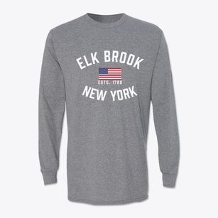 Elk Brook New York Patriot Classic Long Sleeve T-Shirt