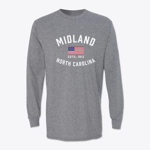 Midland North Carolina Patriot Classic Long Sleeve T-Shirt