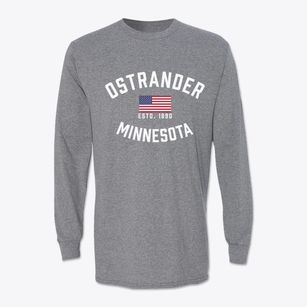 Ostrander Minnesota Patriot Classic Long Sleeve T-Shirt