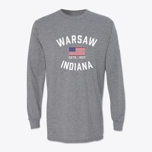 Warsaw Indiana Patriot Classic Long Sleeve T-Shirt