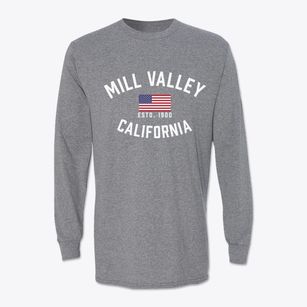 Mill Valley California Patriot Classic Long Sleeve T-Shirt