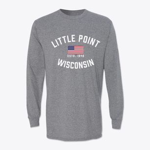 Little Point Wisconsin Patriot Classic Long Sleeve T-Shirt