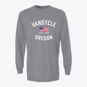 Vansycle Oregon Patriot Classic Long Sleeve T-Shirt