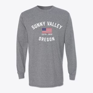 Sunny Valley Oregon Patriot Classic Long Sleeve T-Shirt