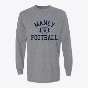 Manly Iowa Football Classic Long Sleeve T-Shirt