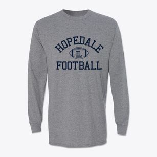 Hopedale Illinois Football Classic Long Sleeve T-Shirt