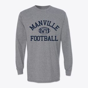 Manville Wyoming Football Classic Long Sleeve T-Shirt