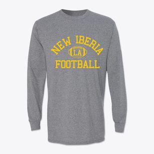 New Iberia Louisiana Football Classic Long Sleeve T-Shirt