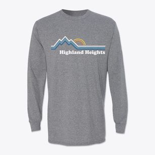Highland Heights Kentucky Mountain View Classic Long Sleeve T-Shirt