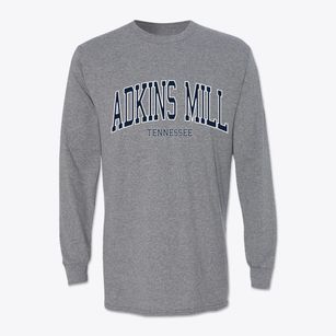 Adkins Mill Tennessee Traditional Classic Long Sleeve T-Shirt
