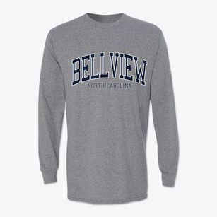 Bellview North Carolina Traditional Classic Long Sleeve T-Shirt