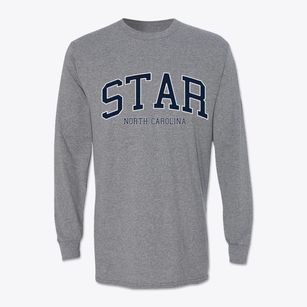 Star North Carolina Traditional Classic Long Sleeve T-Shirt