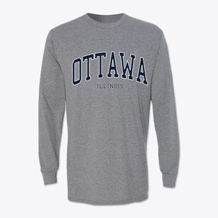 Ottawa Illinois Traditional Classic Long Sleeve T-Shirt