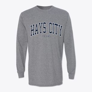 Hays City Texas Traditional Classic Long Sleeve T-Shirt