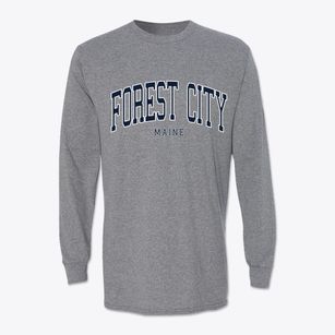 Forest City Maine Traditional Classic Long Sleeve T-Shirt