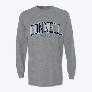 Connell Kansas Traditional Classic Long Sleeve T-Shirt