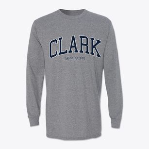Clark Mississippi Traditional Classic Long Sleeve T-Shirt