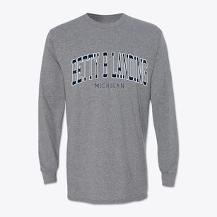Betty B Landing Michigan Traditional Classic Long Sleeve T-Shirt