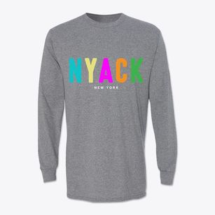 Nyack New York Color Pop Classic Long Sleeve T-Shirt