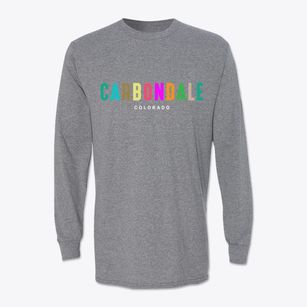 Carbondale Colorado Color Pop Classic Long Sleeve T-Shirt