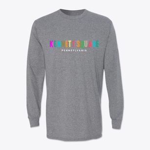 Kennett Square Pennsylvania Color Pop Classic Long Sleeve T-Shirt