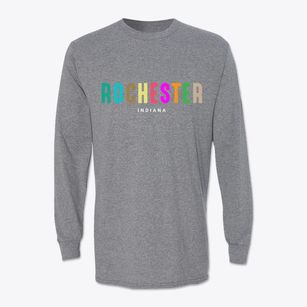 Rochester Indiana Color Pop Classic Long Sleeve T-Shirt