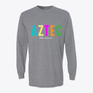 Aztec New Mexico Color Pop Classic Long Sleeve T-Shirt