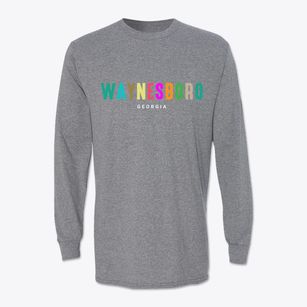 Waynesboro Georgia Color Pop Classic Long Sleeve T-Shirt